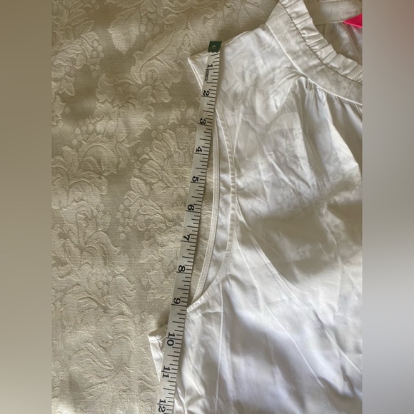 Lilly pulitzer novella ruffle hem top - Picture 3 of 5